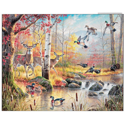 Wall Plaque Wildlife Sanctuary MDF