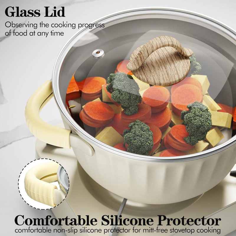 9 - Piece Non-Stick Aluminum Cookware Set