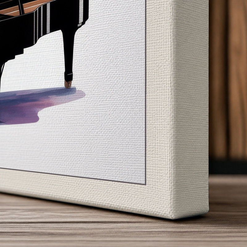Music in Colour Modern - Wrapped Canvas, Cream Border, 24x16 - 61.0 x 40.6 cm