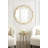 Scalloped Round Rattan Bathroom Mirror-79730412