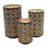 Black Metal Cutout Candle Holder Lantern, Decorative Metal Candle Lanterns for Tabletop Decor