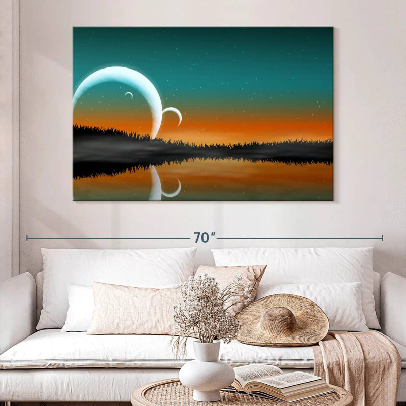 Kelan Space Landscape, 34" H x 51" W