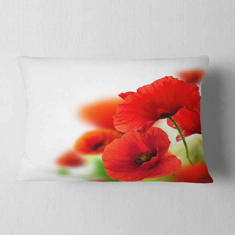 Coussin lombaire floral à fleurs