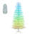 7 Ft Artificial Xmas Tree Hinged Christmas Tree With 820 Coral-like Branch Tips