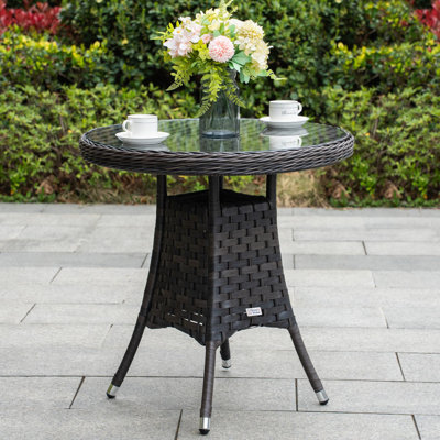 Table de patio en osier Joseph