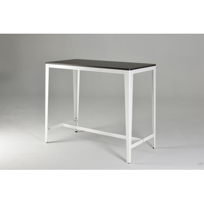 Table à hauteur de comptoir de style campagnard minimaliste en brun / blanc (seulement les tables, pas de chaises)