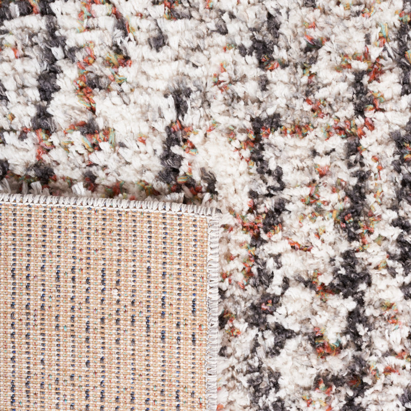Jericho Shag Performance Abstract Rug, Rectangle 6' x 9'