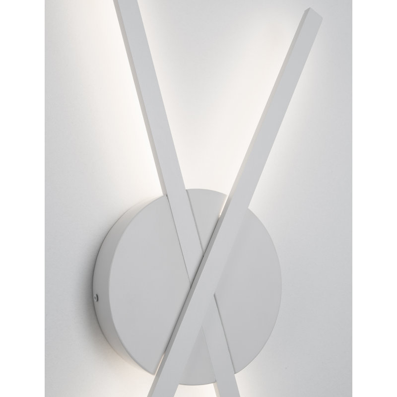 LED Wallchiere, White