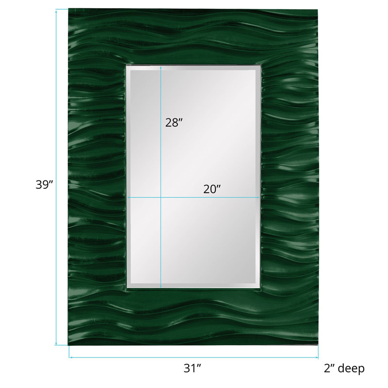 Miroir d'appoint Beahn, Vert chasseur