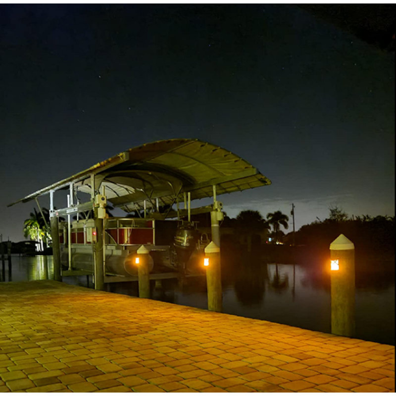 Low Voltage Solar Powered Integrated LED Deck Light Pack