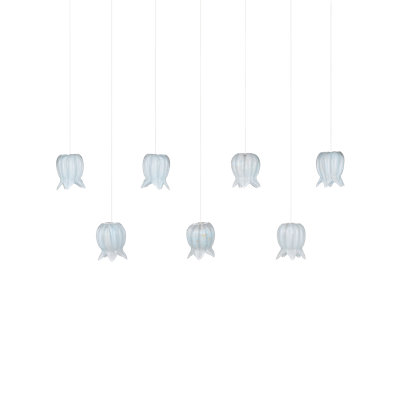 Polpo 7-Light Linear Multi-Drop Pendant