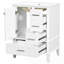 Meuble-lavabo 24,8 po avec lavabo en céramique-504103628