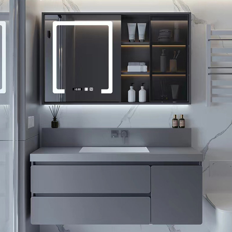 Armoire de salle de bain de style minimaliste français
