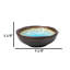 Ensemble de 6 assiettes à condiments ronds ondulés en céramique Blue Sky Aozora Kannyu 3 oz-133680811