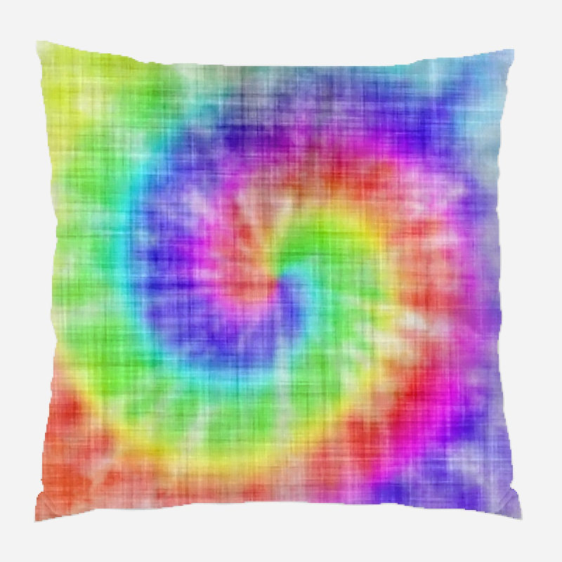 Coussin décoratif aquarelle Seigle, Microsuède, Intérieur