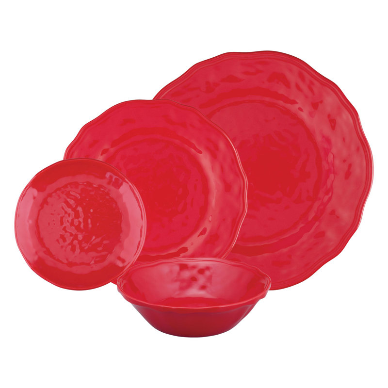 Piece Melamine Dinnerware Set - Service for 4
