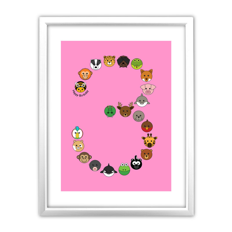 Single Picture Frame Print, White