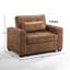 Kridia 77'' Faux Leather Reclining Sleeper Sofa-1814793030-1814793033