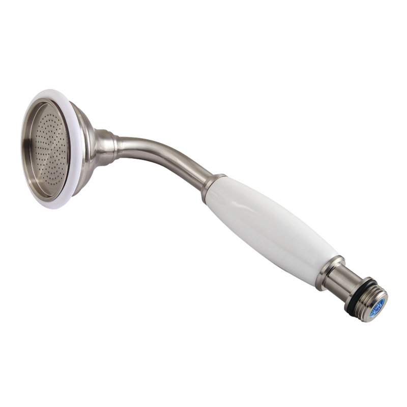 Douche à main élisabéthaine en laiton Kingston, Nickel brossé