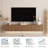 Floating TV Stand Wall Mounted With 16 Color Leds,69" Modern TV Stand, Floating TV Cabinet Entertainment Center For 55 60 65 Inch TV-2062526125-2062526124