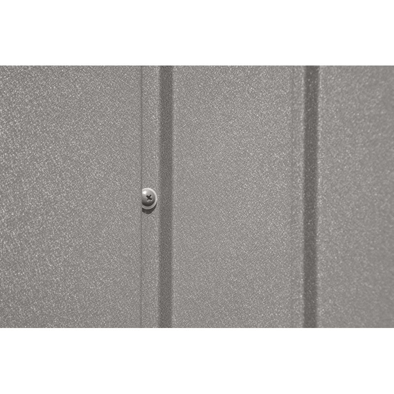 Cool Grey 10 ft x 14 ft Steel Storage Shed