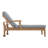 Modway Pier Outdoor Patio Teak Single Chaise-1584547005