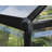 Palram - Canopia Hybrid 6' W x 8' D Walk-In Hobby Polycarbonate Aluminum Frame Greenhouse Kit with Roof Vent - Black-311543922-314629674