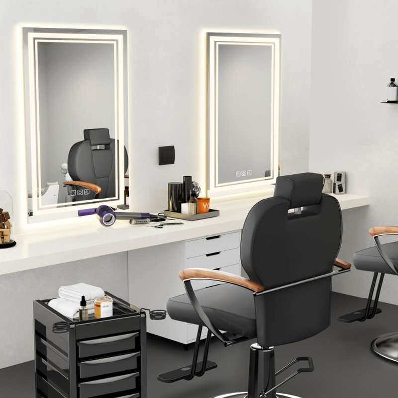 Miroir de salle de bain 5mm Hd, 40 po x 32 po