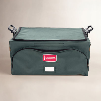 Ornament Storage Box with Adjustable Dividers