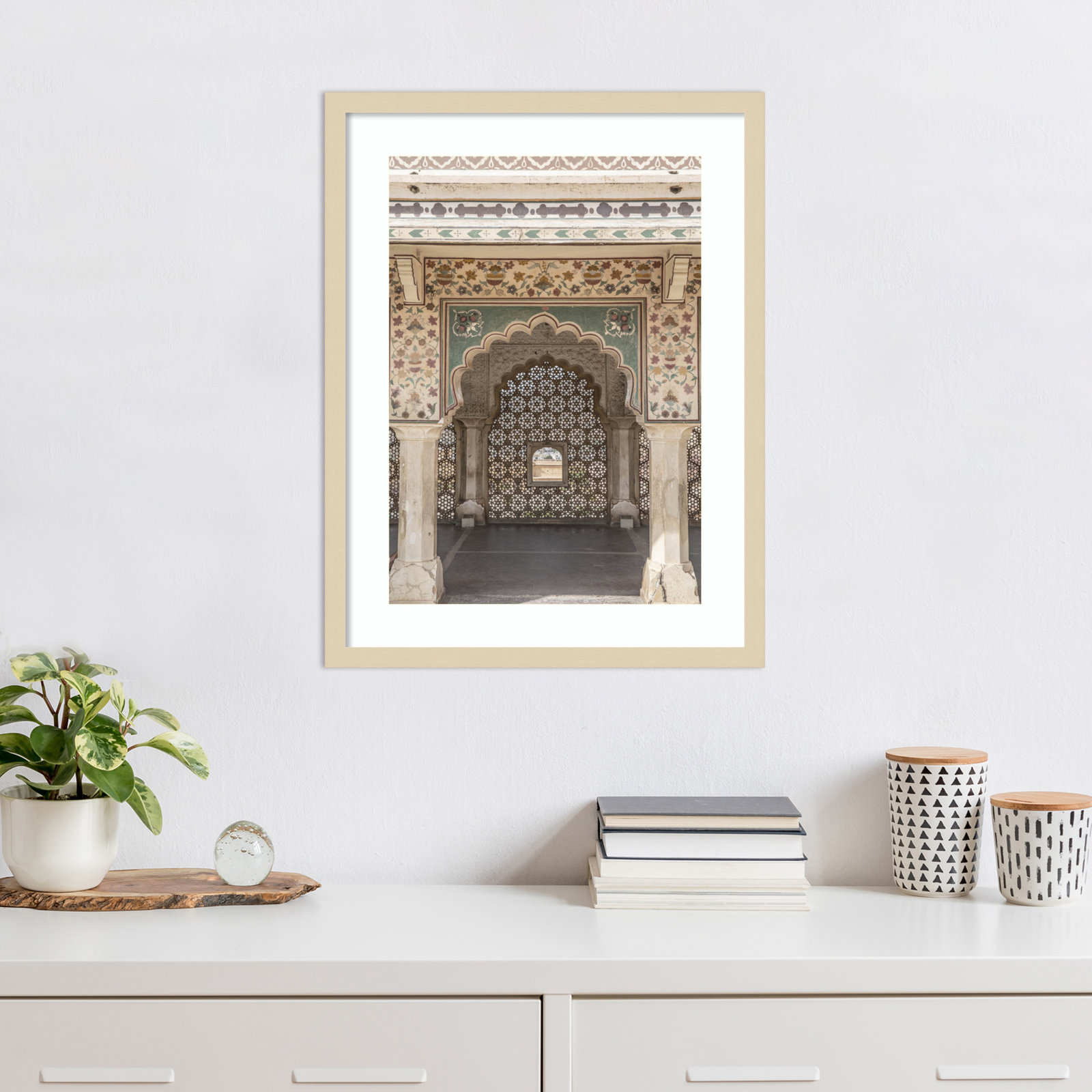 Daisey "Desert Palace" Print, 25" H x 19" W, Brown 