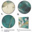 Turquoise Serendipity, peinture abstraite 3 pièces-1516744793