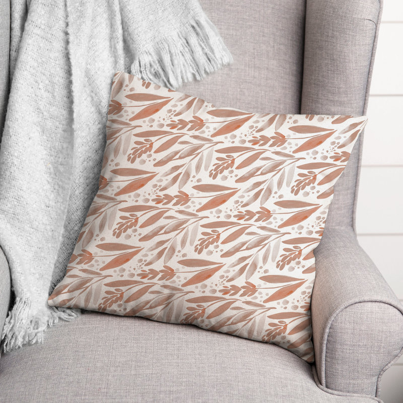 Floral Throw Pillow