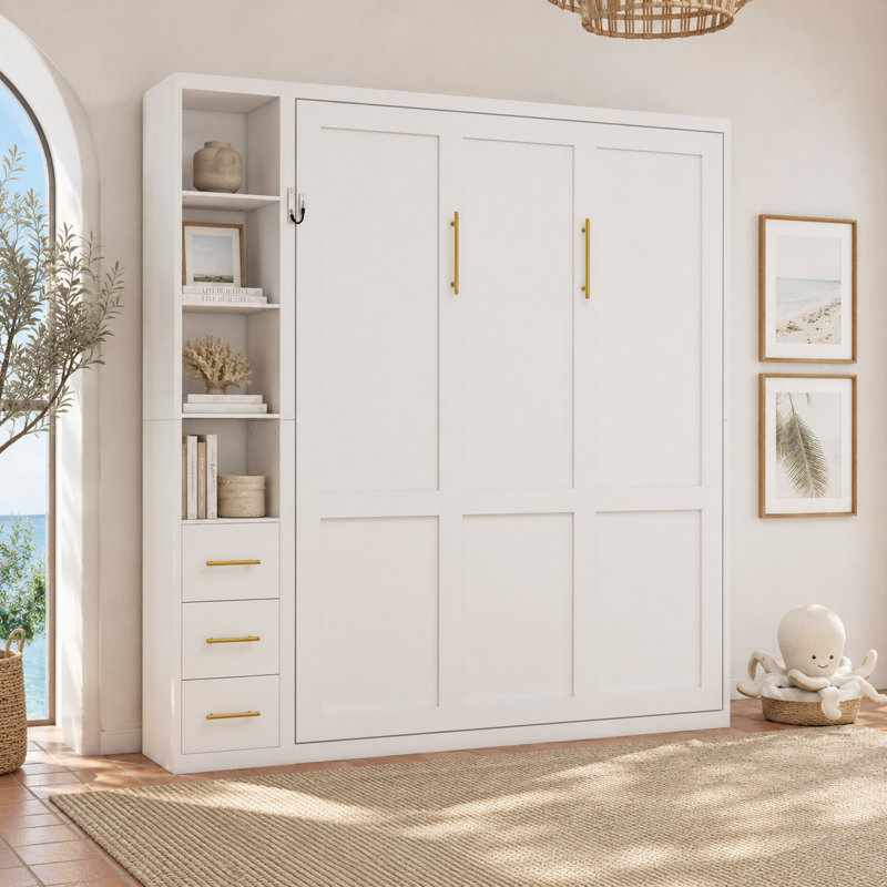 Système de lit escamotable vertical Mabe, Blanc