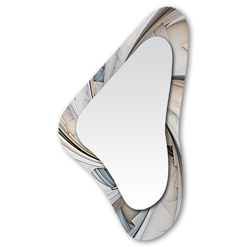 Miroir mural asymétrique moderne Spiral Abundance