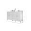 Sonoma X P 22 po De meuble-lavabo double D Quartz blanc Empira