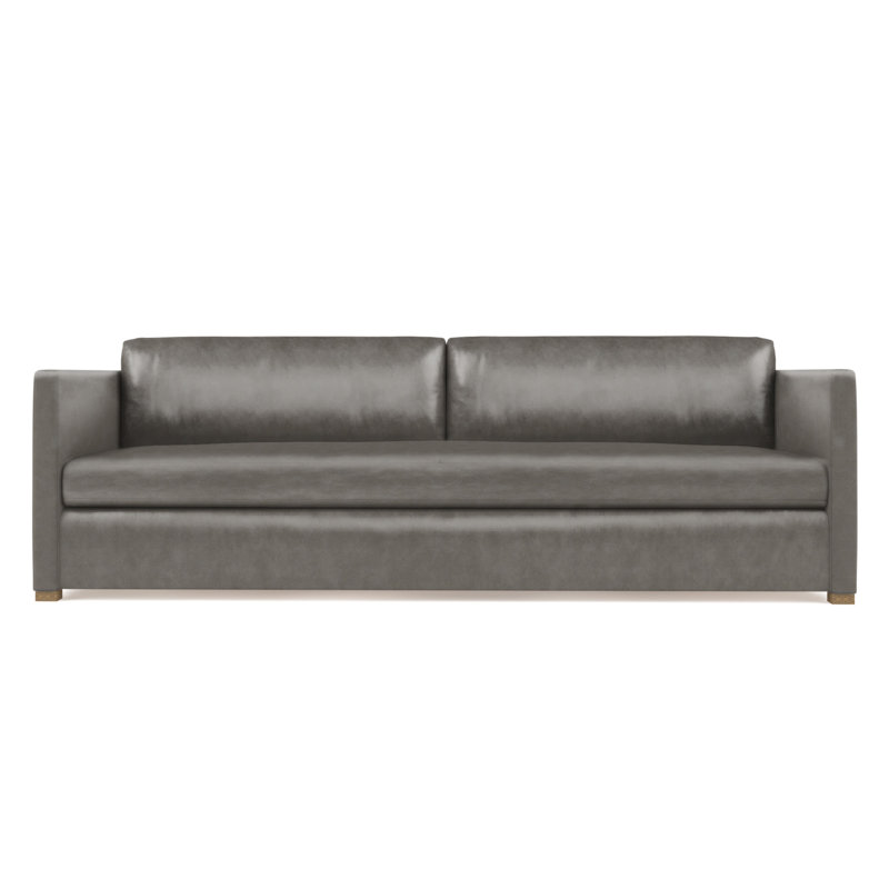 Madison Sofa, 33" H x 108" W x 38" D, Natural, Vintage Leather Pumice