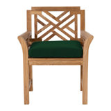 Monterey Outdoor 5 - Piece Teak Dining Set with Cushions