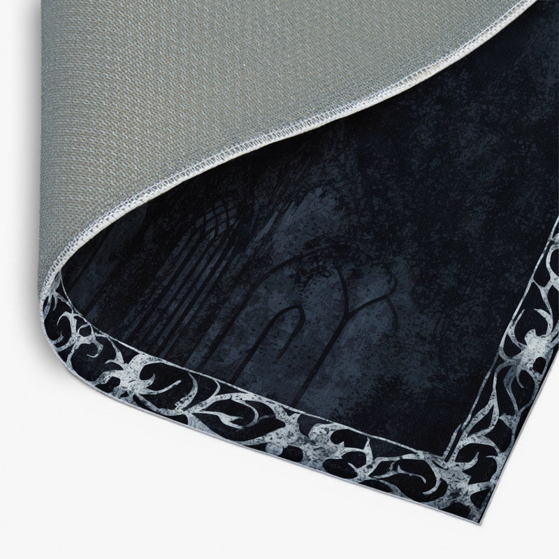 Moonlit Wreath Indoor And Outdoor Area Rug, Rectangle 3' x 5'