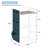 Bathroom Storage Shelf Gray