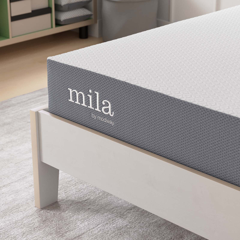 Mila 8" Twin Gel Memory Foam Pillowtop Mattress