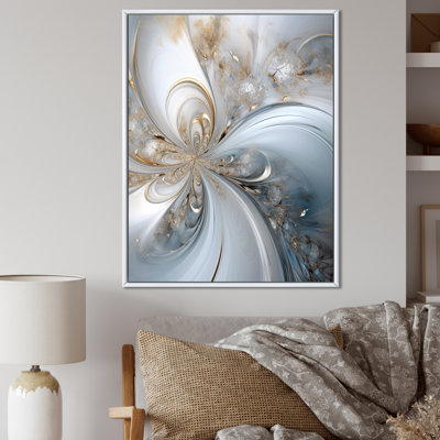 Cosmic Bliss Fractal Spiral - Fractals, reproduction sur toile encadrée