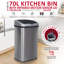 Stainless Steel Motion Sensor Kitchen Trash Can - 70L
