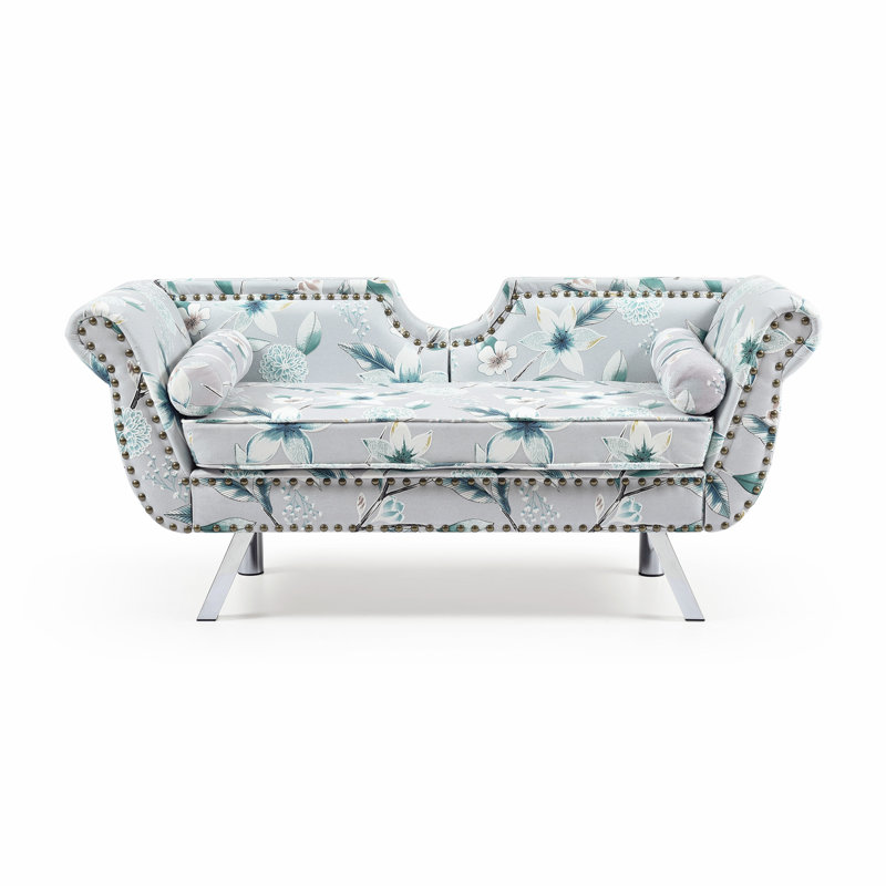 Naethan Fabric 61'' Reception Loveseat