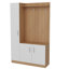 Hall Tree With Cabinet And 8 Hooks