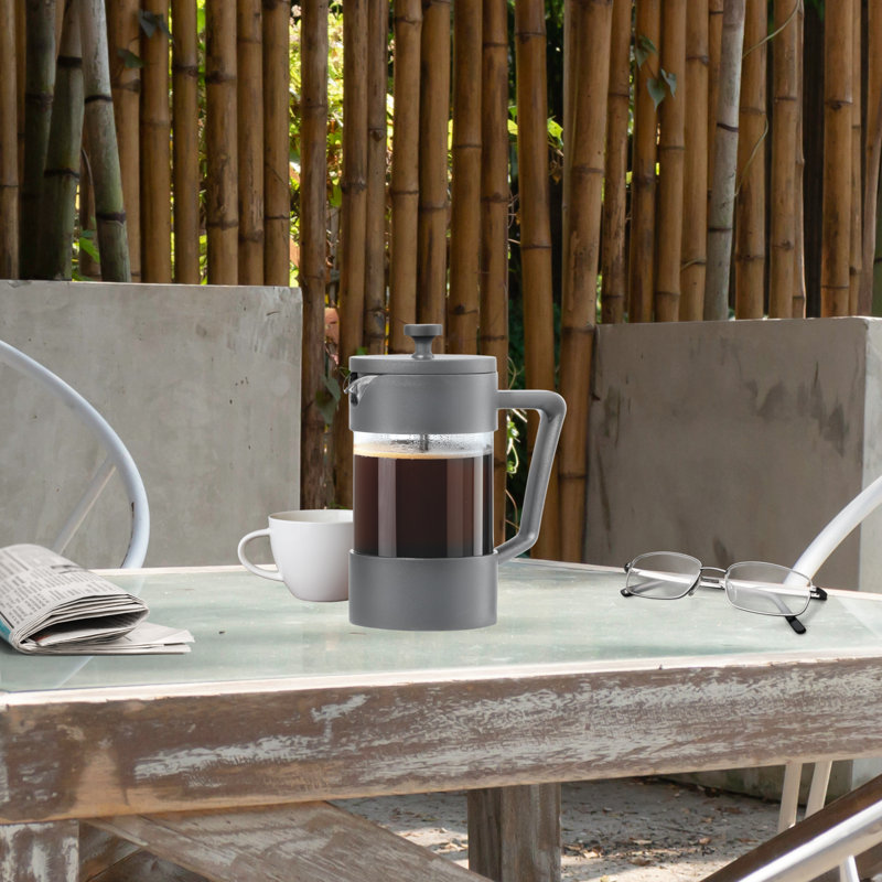 5 Cup Borosilicate French Press Coffee Maker (600 ml, 20 oz)