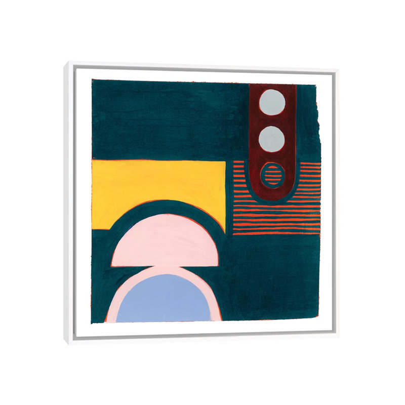 «Bewildered III» par Grace Popp - impression d'art graphique, Pas de tapis, H 18 po x l 18 po x 1,5 po
