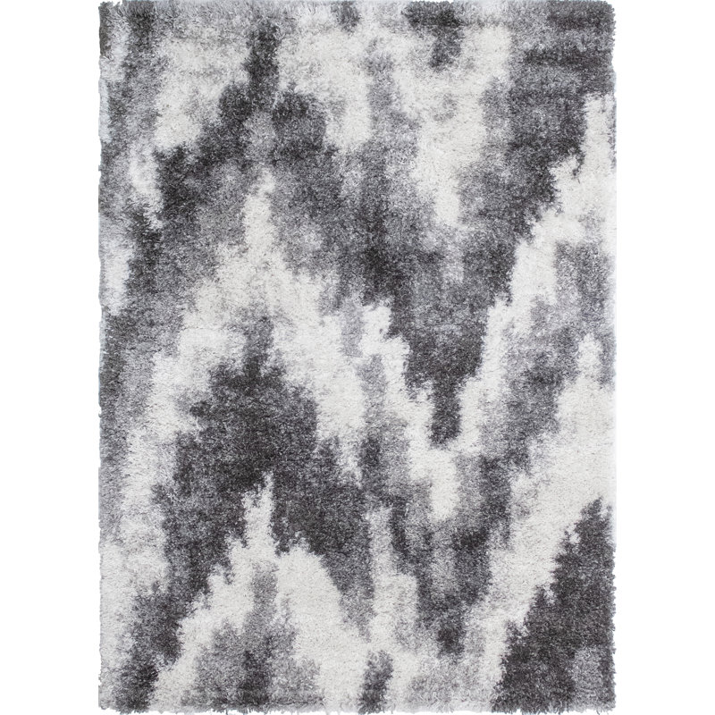 Asay Performance Abstract Indoor Rug, Rectangle 6'6" x 9'6"