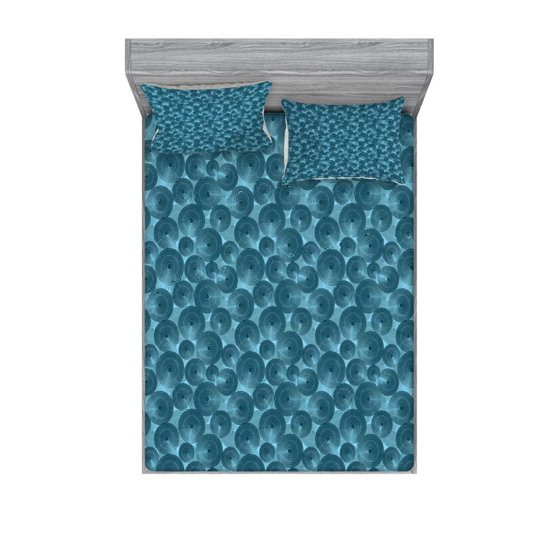 Microfiber Sheet Set, Queen Sheet Set with Fitted Sheet