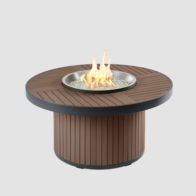 Kenwood Gas Fire Pit Table, Brown