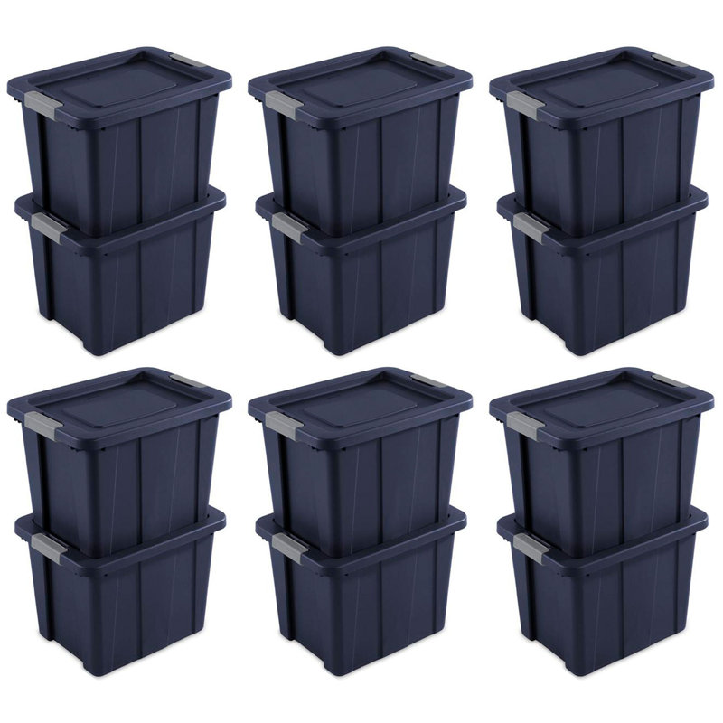 Sterilite Storage Bin, 72 Quart, 12-Pack